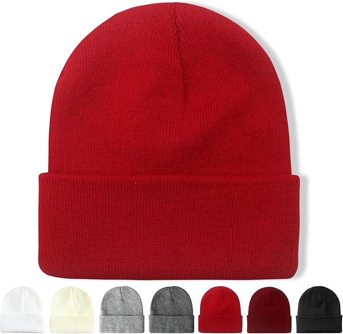 NPQQUAN Unisex Beanie Hats for Men Women Winter Knit Beanies