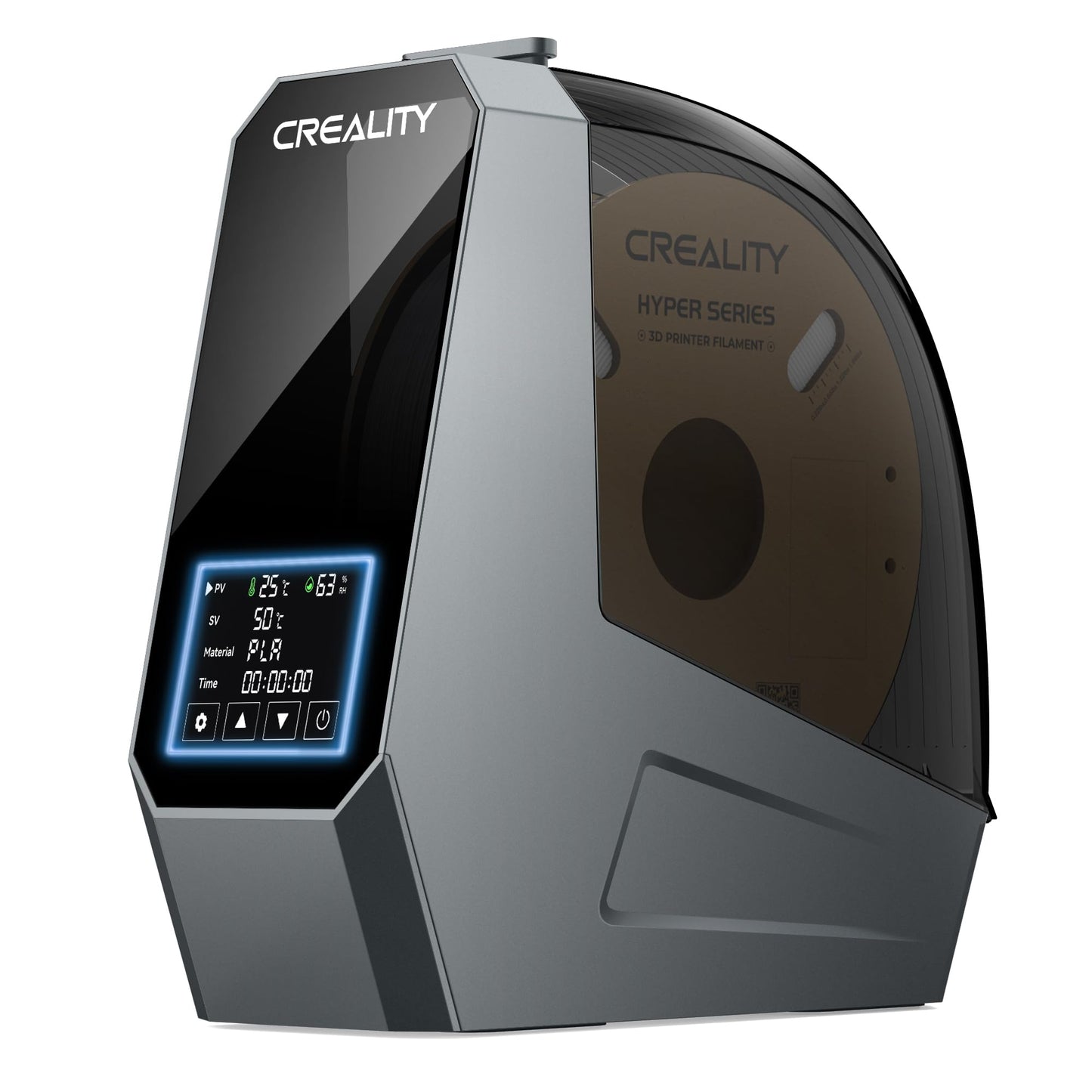 2025 New Official CREALITY Space Pi Filament Dryer, 360 110W PTC Hot-Air Heating 3D Printer Filament Dryer Box with Fan, Upgrade
