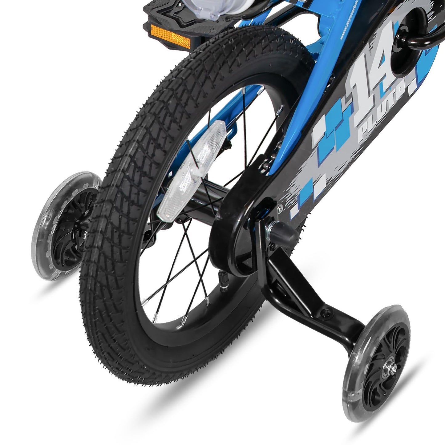 JOYSTAR Pluto Kids Bike 12 Inch Toddlers Bike with Training Wheels for Boys Girls Kids' Bicycle for Age 2-4 Years Blue