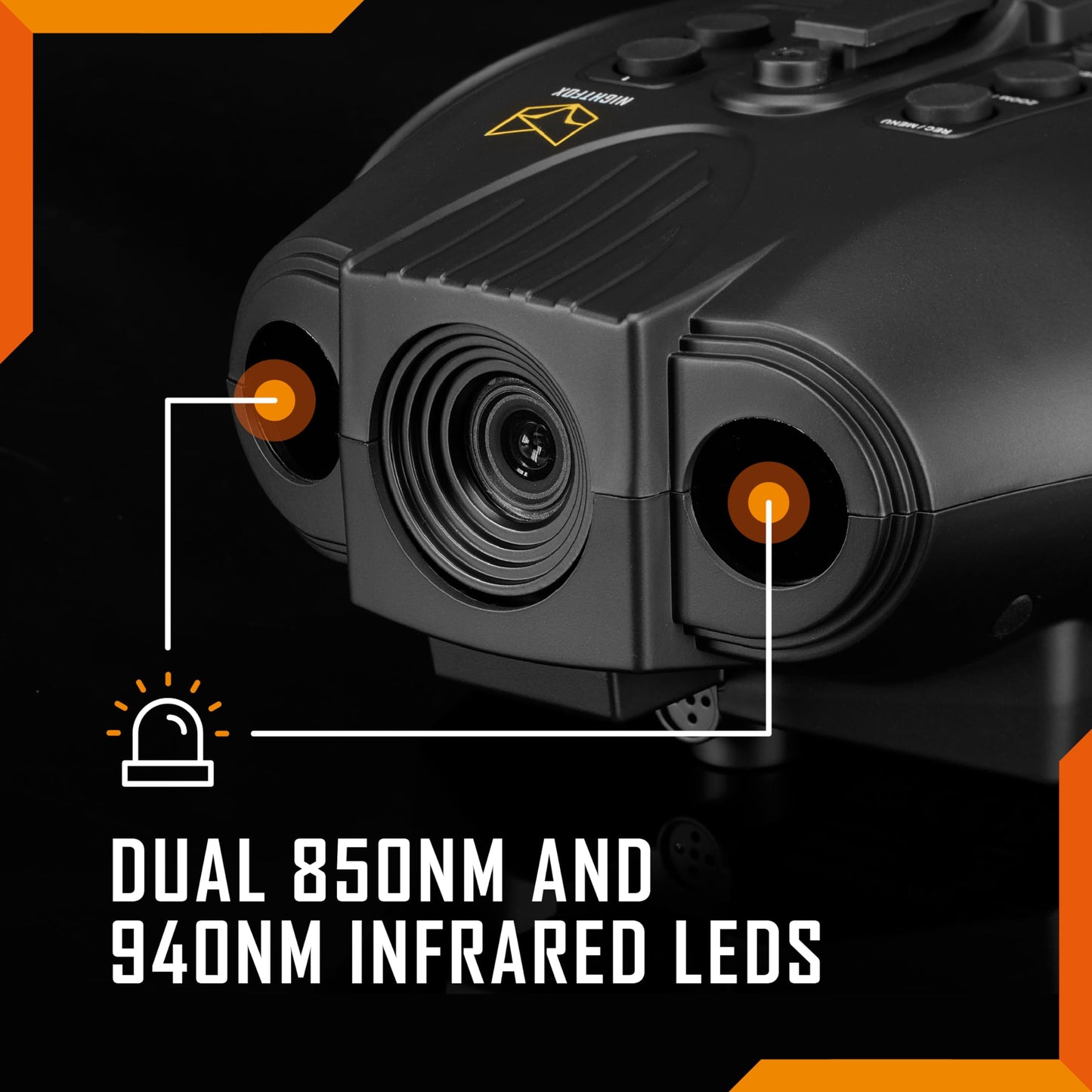 Night Vision Goggles - Nightfox Swift 2 NVG Goggles, Head or Helmet Mounted, Wide FOV, 1x Magnification, Infrared Night Vision Binoculars Stealth 940nm IR, Tactical Digital NODs for Airsoft