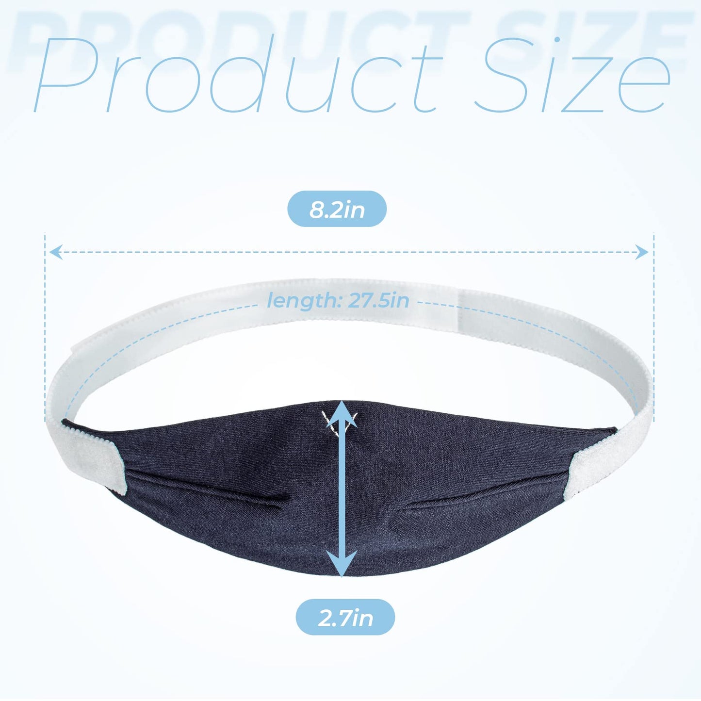 Chin Strap Replace for ResMed, Adjustable Ventilation Chin Strap to Keep Mouth Closed and Reduce Air Loss, Anti Snoring Chin Straps for Men Women (2 Pack)