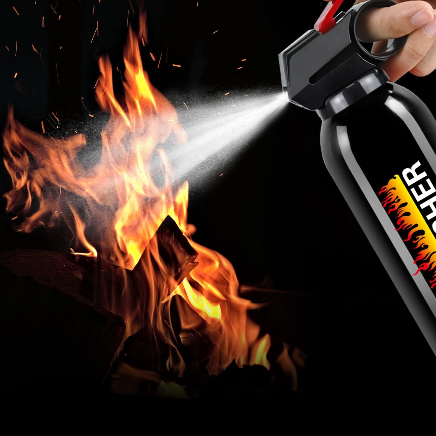 Fire Extinguisher for Home - Car Fire Extinguisher with Mount, Small A B C K Fire Extinguisher, Water-Based Fire Extinguishers for Car/House/Kitchen/Truck/Marine/Boat/Vehicle/utv/rv (2)