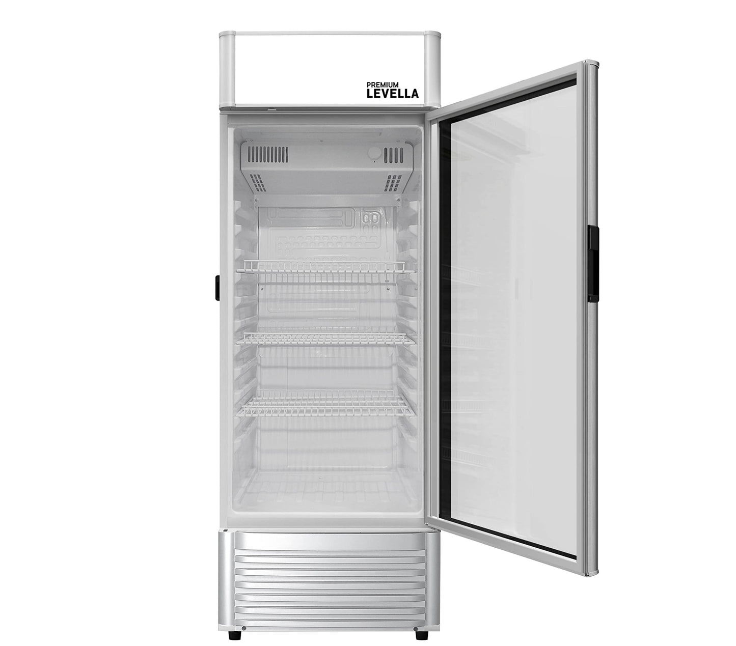 Single Door Beverage Cooler - 6.5 cu ft - Silver by Premium Levella