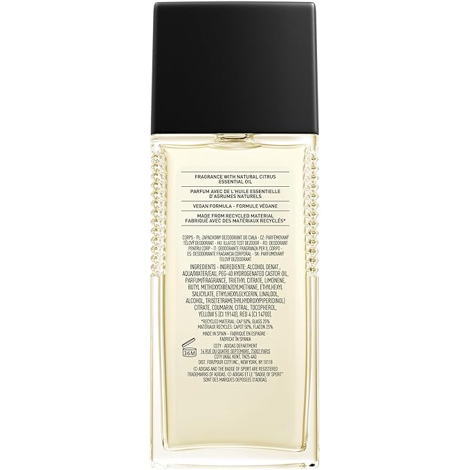 adidas Victory League Body Fragrance 2.5 fl oz (Pack of 1), Notes of Lavender, Mint, and Cardamom, Men's fragrance, Long lasting, Sporty fragrance, Travel size