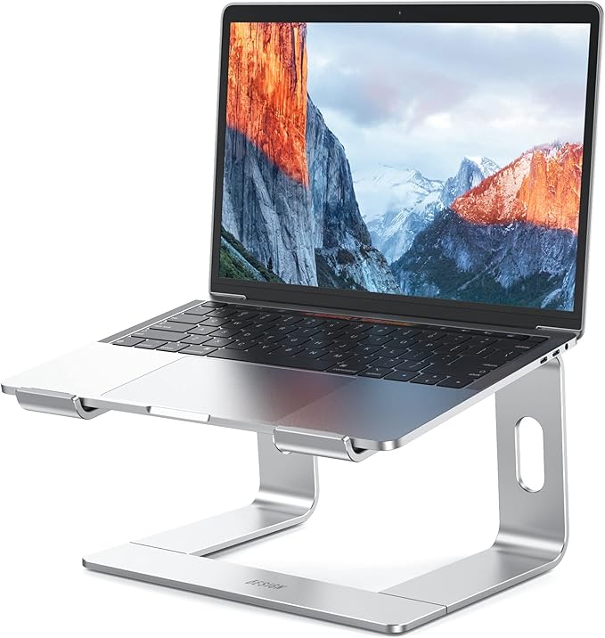 BESIGN LS03 Aluminum Laptop Stand, Ergonomic Detachable Computer Stand, Notebook Riser Compatible with Air, Pro, Dell, HP,...