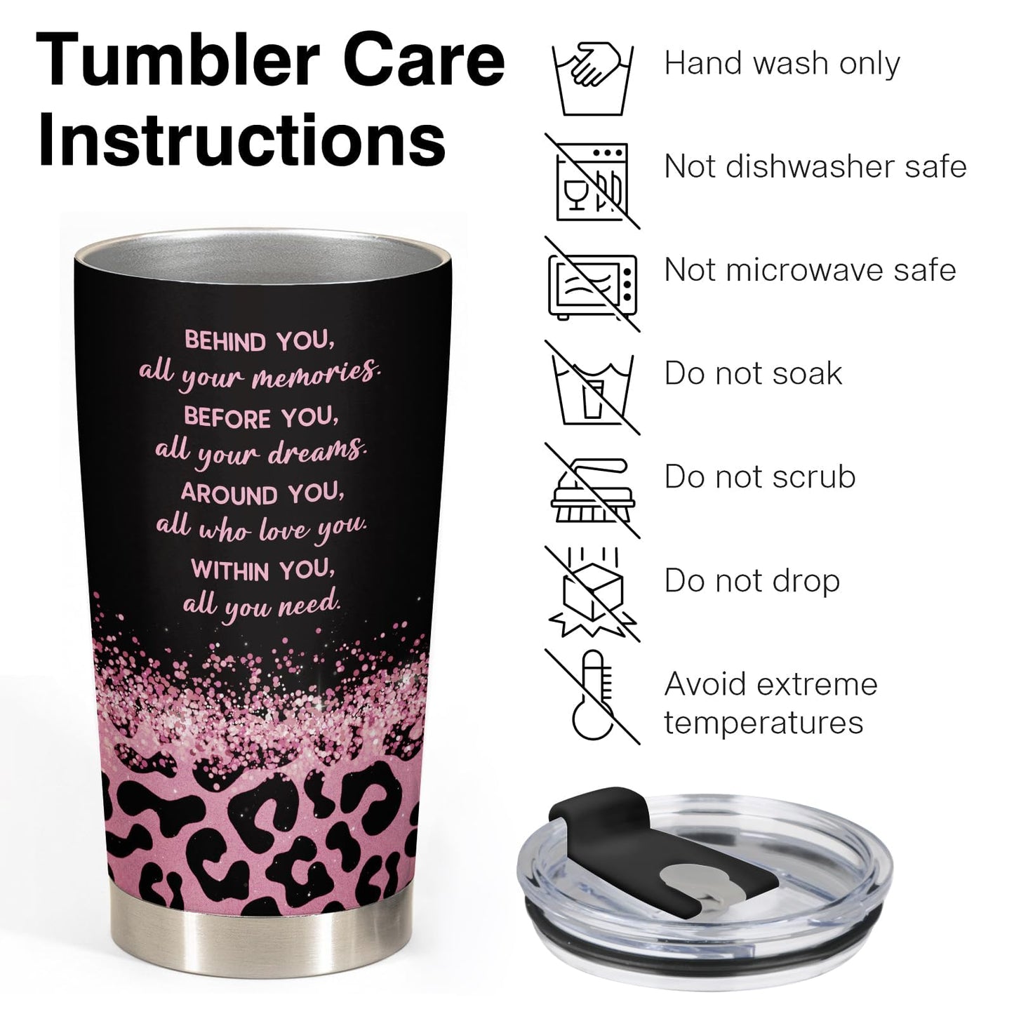 GoMelley 50th Birthday Gifts for Her, 50th Birthday Tumbler Gifts for Women, 50 Year Old Gift for Women Mom Friend Sister Wife, 50 and Fabulous Travel Mug, 20oz, Leopard