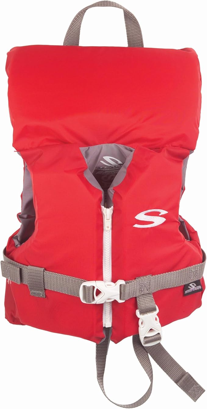 Stearns Infant Life Vest, USCG Approved Type III Life Jacket for Babies & Kids Under 30lbs, Youth PFD for Boat, Beach, Poo...