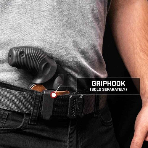 Tulster RATH IWB Kydex Revolver Holster fits: Colt King Cobra Carry 2" .357 Magnum | Ambidextrous Inside The Waistband Appendix Concealed Carry