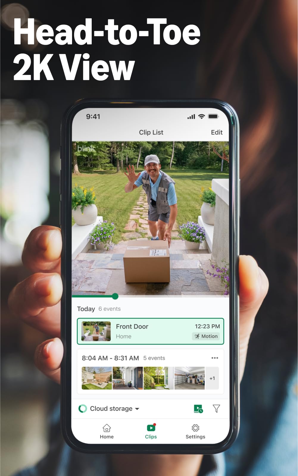 Blink Battery Doorbell 2K+ (newest model) and Mini 2K+ (newest model) — 2K video resolution, enhanced audio. Sync Module Core included. 1 Camera + Battery Doorbell 2K+ (Black)