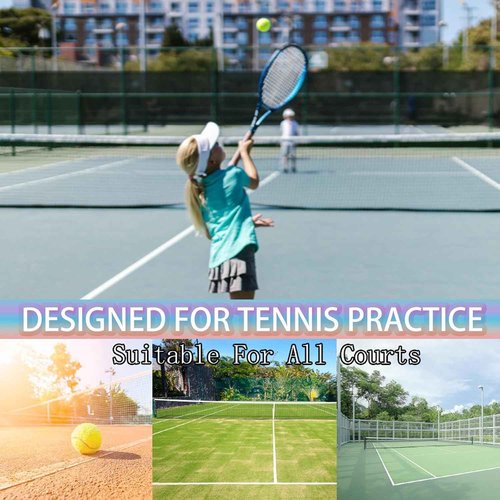 SHYUJAJIE Tennis Balls, 90 Pack Training Tennis Balls Bulk, High Elasticity Practice Tennis for Beginner, Exercise Playing Balls for Pet Dog(Multicolour)