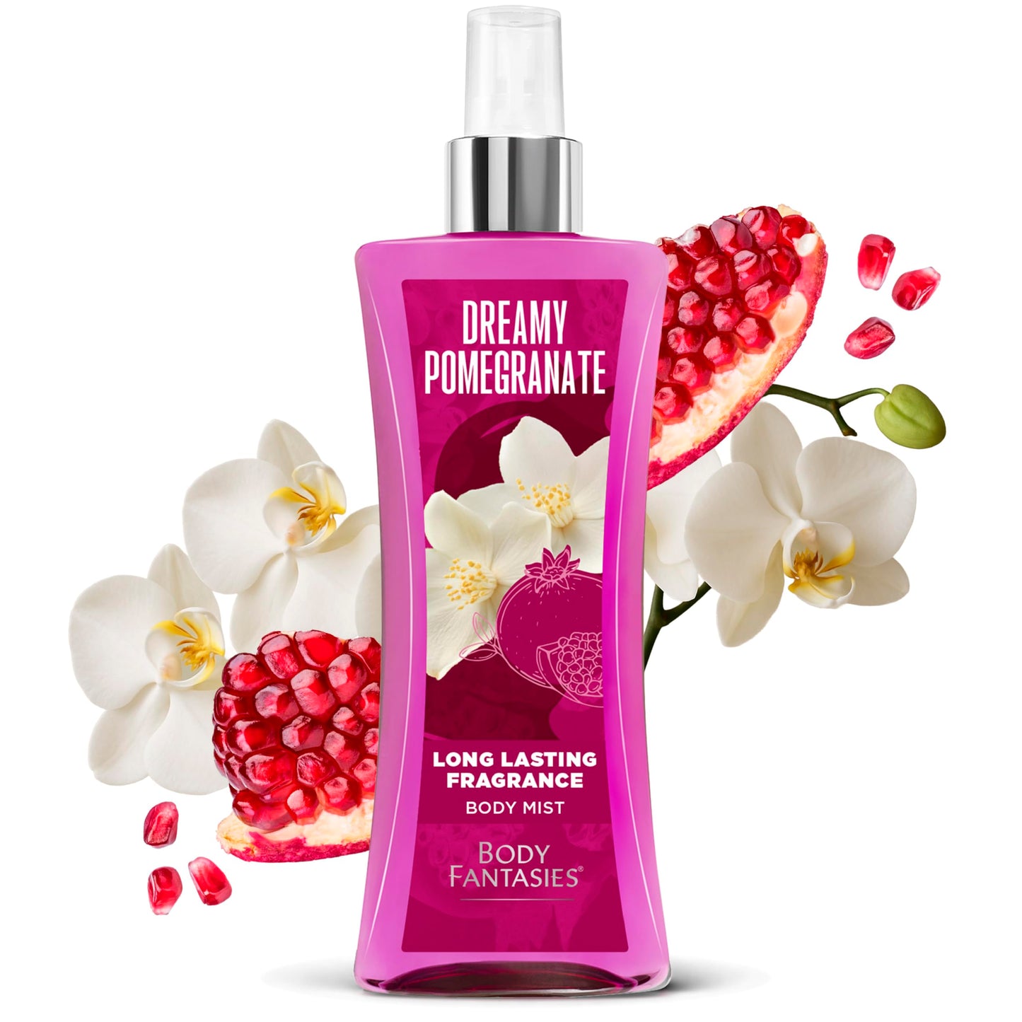 Body Fantasies Signature Fragrance Body Spray, Dreamy Pomegranate, 8 fl oz