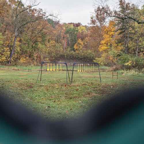 Caldwell AR500 Rimfire KYL Challenge Rings Target with 1/4 Inch Thickness, Rifle Rated for Precision Shooting and Target Practice