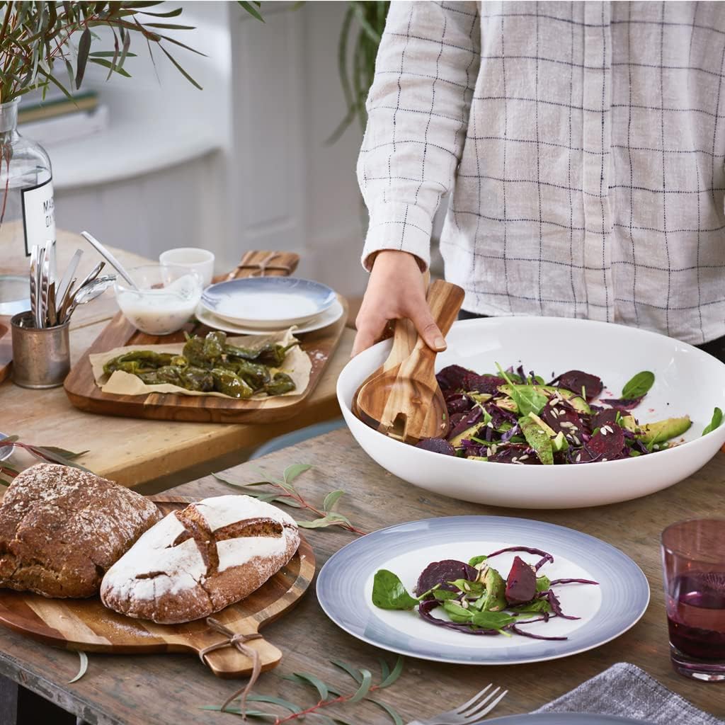 Villeroy & Boch Artesano Original Antipasti Plate : Acacia Wood, 11 in, Holz - Akazie, Brown