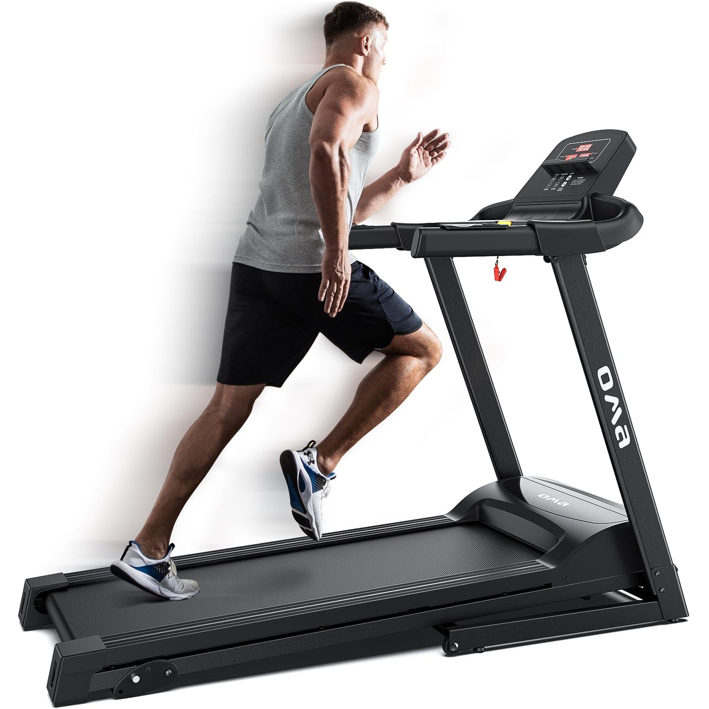 OMA Treadmills for Home Gym, 3.0HP 300lb Capacity, Foldable Treadmill with Incline Ajustable, Larger Deck Free 36 Preset Programs Walking Pad for Jogging Running Dog Treadmill, Model A…