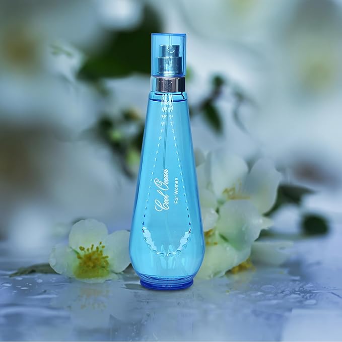 4-Piece Women's Perfume Set with 10ml Rollerball, EDP Collection, Variety of Fragrances,Long Lasting Fragrance (Belicia For Women/Valentine Rose/Sexy Lady/COOL OCEAN-Women)