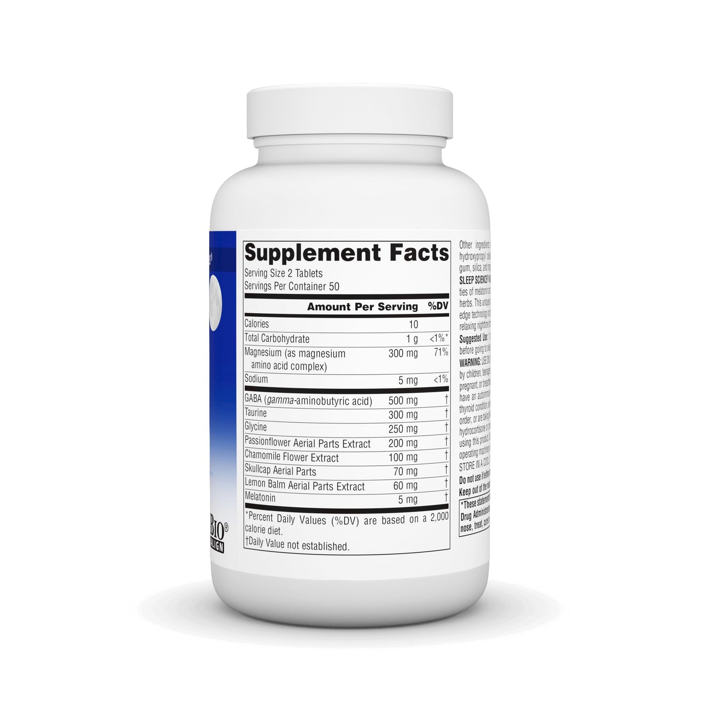 Source Naturals Sleep Science NightRest with Melatonin - BioAligned MultiNutrient & Herb Complex, for Rest & Relaxation Support* - 100 Tablets