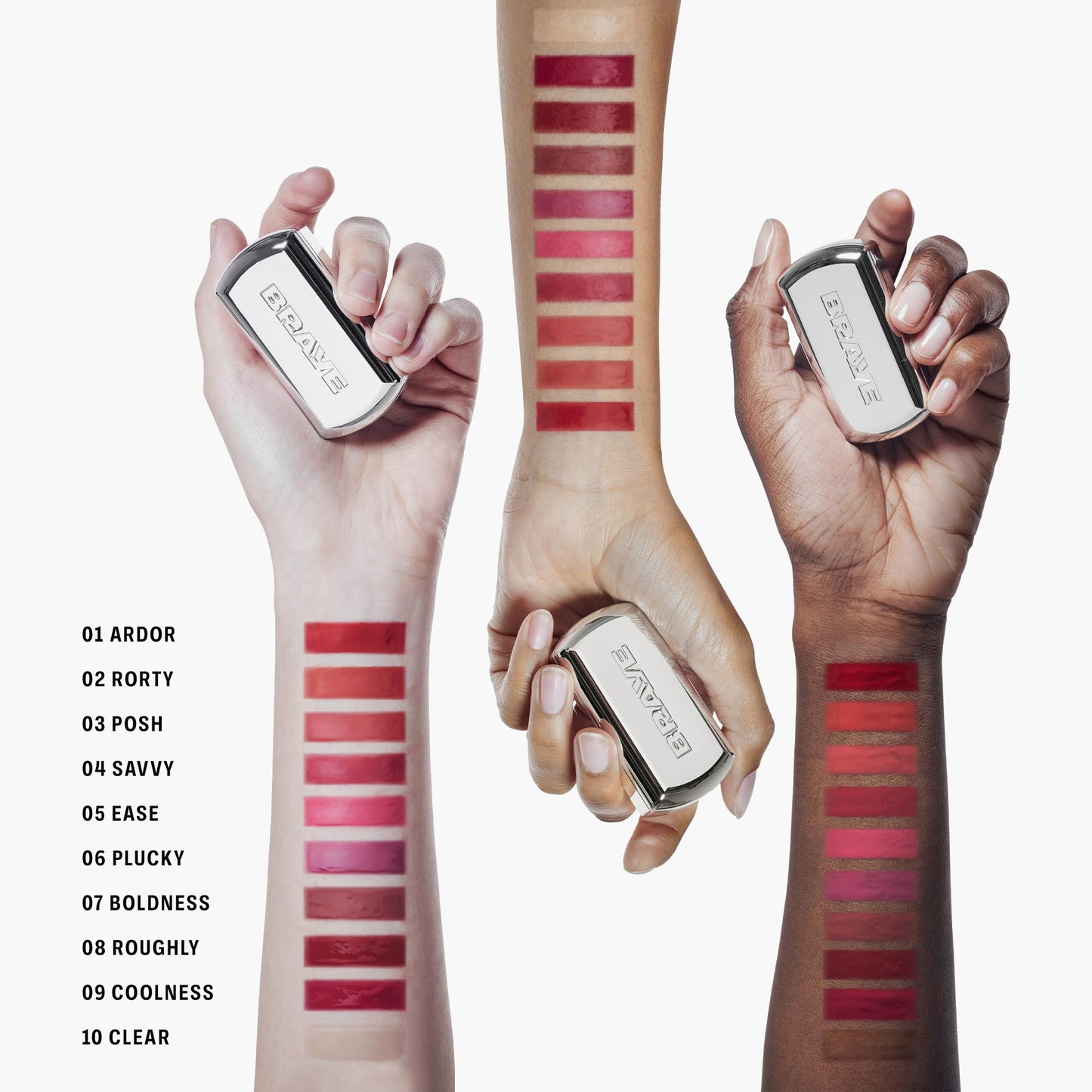 BRAYE LIPSLEEK | Blush for Cheeks & Lips, Korean Makeup Blush, Cool Lip and Cheek Balm, Vegan Cream, Lightweight w/Blendable & B