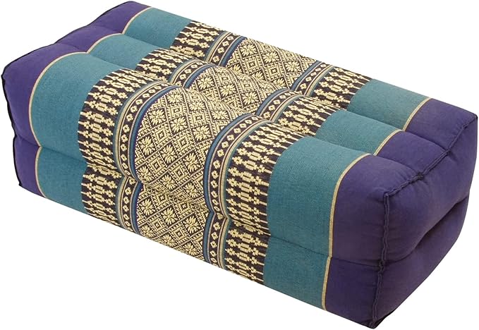 Zafuko Yoga & Meditation Cushion - Organic Water-Resistant Kapok Filling, Meditation Cushion, Soft Yoga Prop