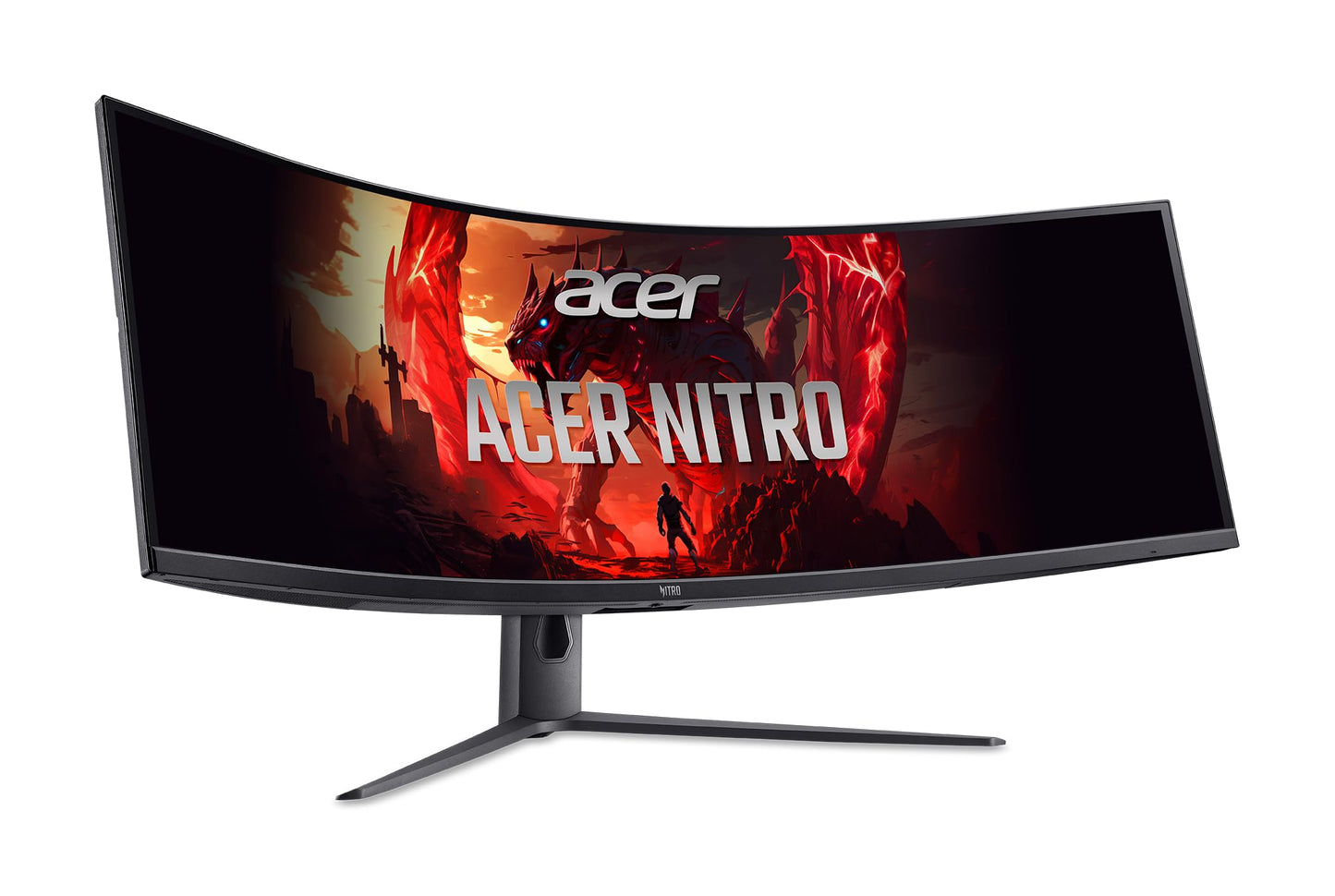 Acer Nitro 49” Gaming Monitor | UltraWide DQHD 5120 x 1440 | 1000R 32:9 Curved | AMD FreeSync | 240Hz Refresh Rate | 3ms (G to G) | 1 x Display Port 1.4 & 2 x HDMI 2.0 Ports | EI491CUR W3biiphx