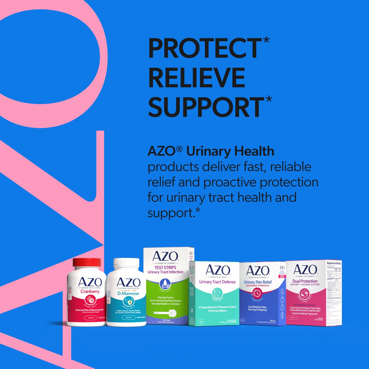 AZO Urinary Pain Relief Maximum Strength | Fast Relief of UTI Pain, Burning & Urgency | Targets Source of Pain | #1 Most Trusted Brand | 48 Tablets