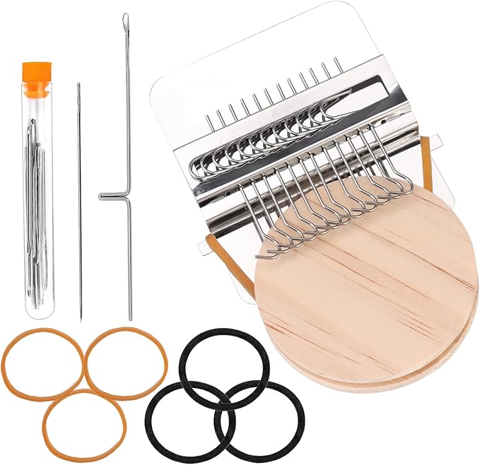 Mini Portable Patch Darning Kit, Knitting Kit for Beginners, Patchwork Weaving Tool Set for Quickly Sewing Repair, Sewing ...