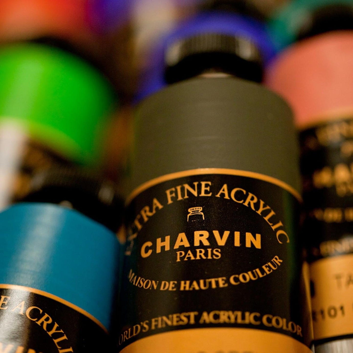 Charvin Extra Fine Professional Acrylic Paint - Permanent Red Violet, 60ml Tube, Triple-Milled, Lightfast Pigments, Open Stock Artist Acrylic Paints in Nature-Inspired Hues