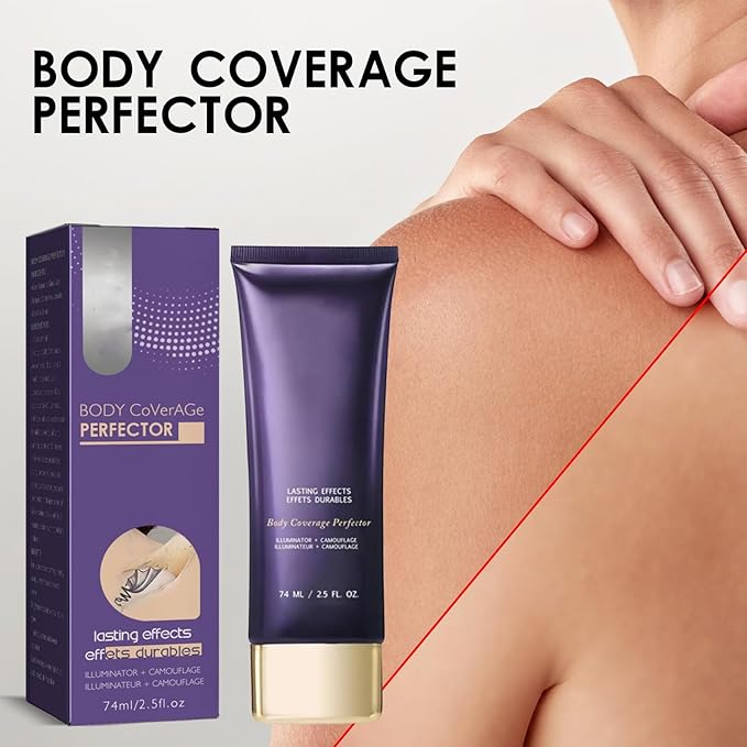 Body Coverage Perfector 1PCS Waterproof Transfer-Resistant Leg & Body Makeup, Long Lasting Tattoo Cover Up Makeup 3.5oz