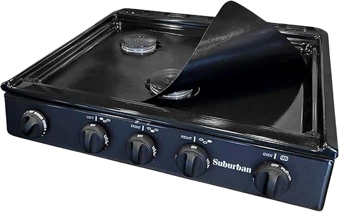 STOVEWRAP SWRV400 Stove Cover/Protector & Oven Liner - Precut to fit Suburban Triangle 3 Burner Stoves ONLY - Easy Clean/H...