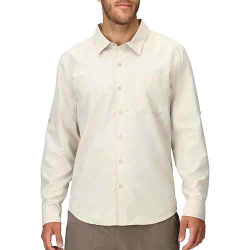 MARMOT Men's AirExchange UPF 40 Long Sleeve Shirt - Lightweight Breathable Quick-Dry, Birch Bark, Medium