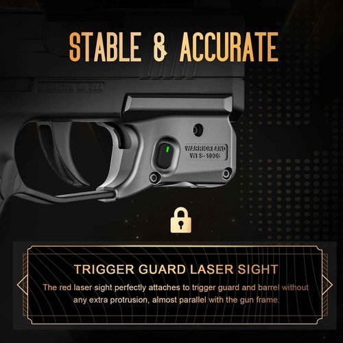 WARRIORLAND Green Laser Sight and Hoster Combo, Fit for Sig Sauer P365 / P365X / P365XL, Green Beam Sight with Power Indicator, Inside Waistband Carry, Right Hand, WLS-103G w/ P365