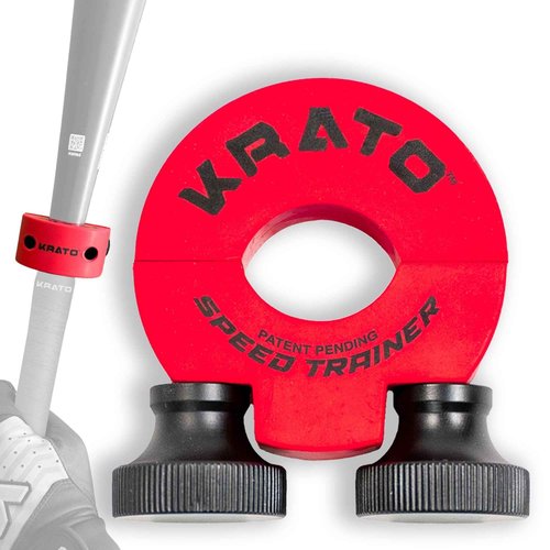 Krato Bat Weight - Baseball and Softball Bat Training Weight for Youth, High School, College - Baseball Swing Training Weight - Adjustable Live Hitting Batting Practice Aid to Improve Velocity - 30 oz