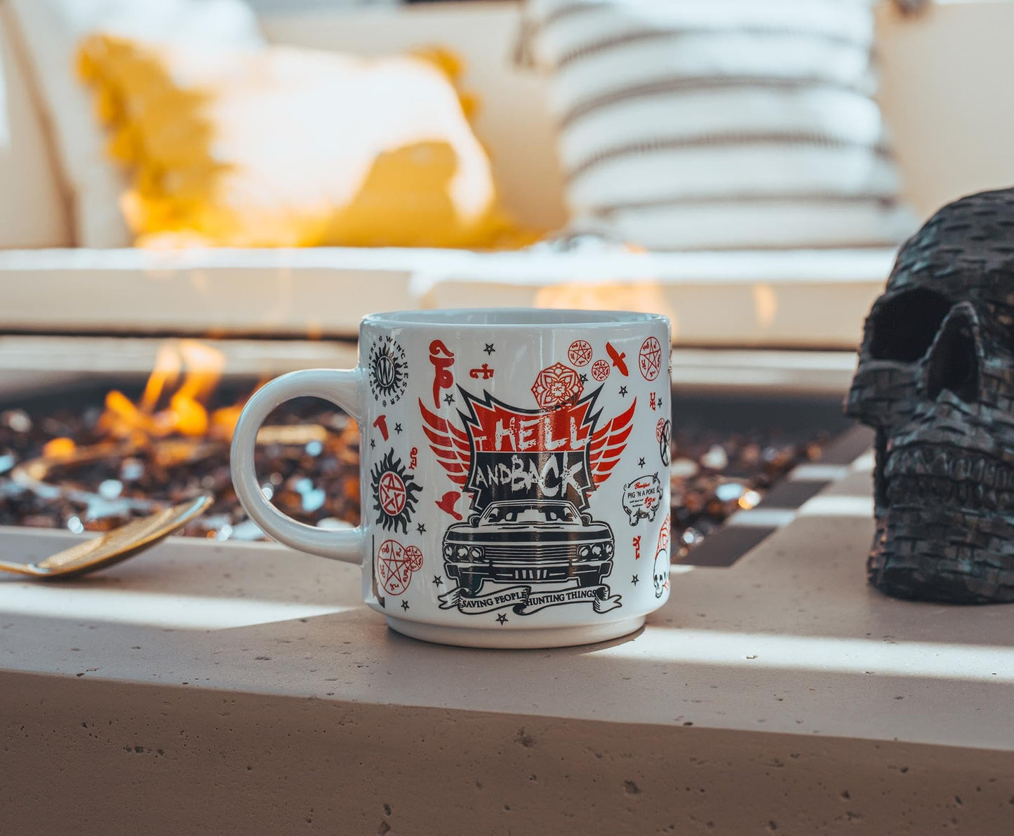 Supernatural "Join The Hunt" Single Stackable Ceramic Mug | Coffee Cup For Espresso, Tea, Cocoa | Holds 13 Ounces