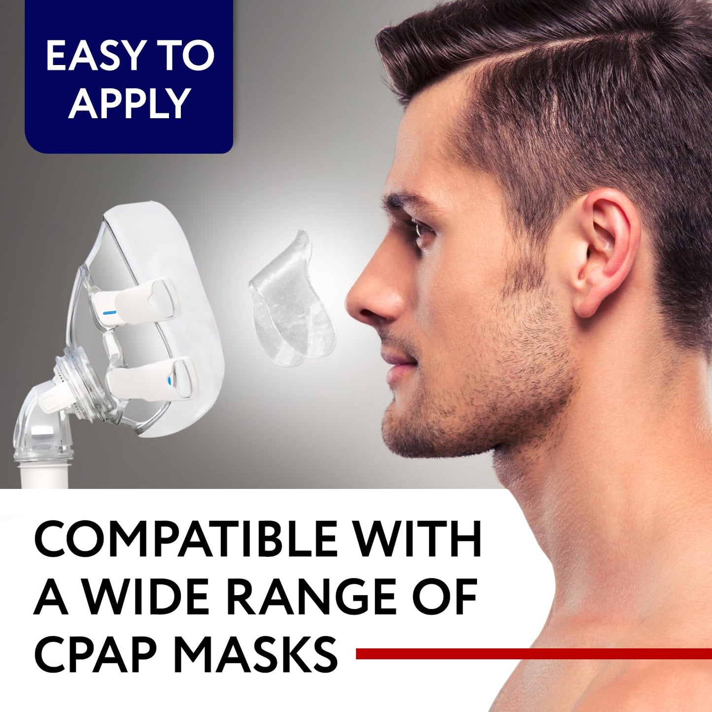 Impresa 10 Count Nose Pads & Nasal Liners - Custom-Trimmable Inserts & Mask Cushion - Secure Seal & CPAP Nasal Pads for Sleep Apnea - Soft Nose Protector