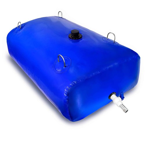 BEXRUO 760 L/200 Gallon Water Bladder Tank, Blue Portable RV Water Tank, Large Capacity Water Storage Bladder for Camping, Garden, Emergency, Outdoor Sports