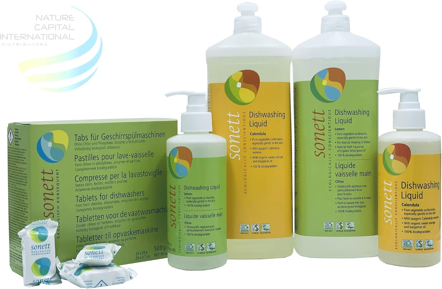 Sonett Organic Dishwashing Liquid Calendula - 34 fl.oz (Pack of 1)