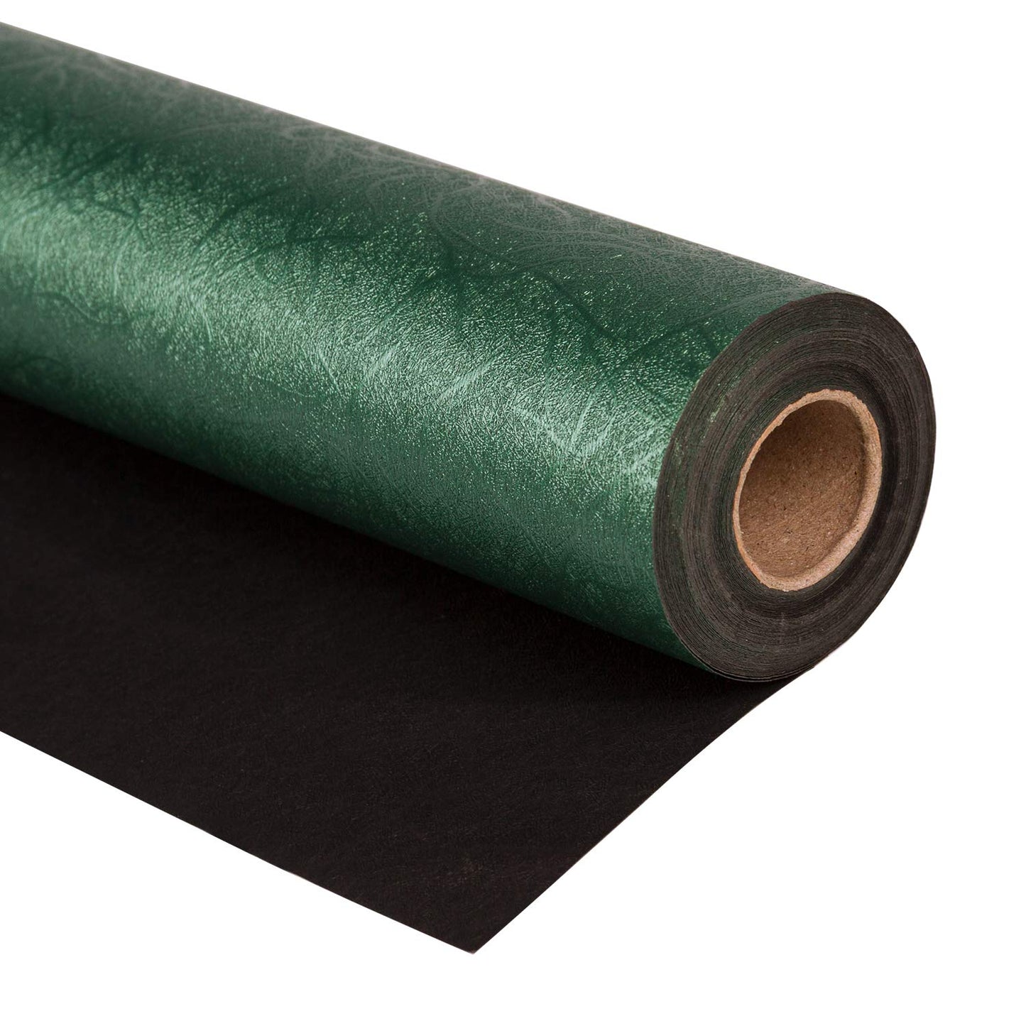 WRAPAHOLIC 30 Inch Green Wrapping Paper Roll - Jumbo Roll Reversible Green and Black for Birthday, Holiday, Wedding, Baby Shower Wrap - 30 inch x 16.5 feet
