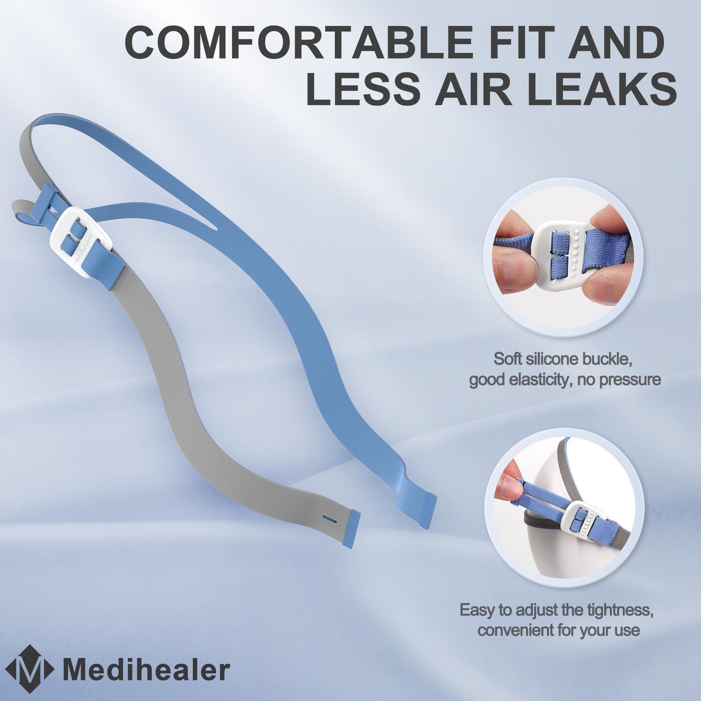 Replacement Set of Tube Frame Assembly for Airfit P10, FSA HSA Eligible, Tube Frame Kit Compatible with Air fit P10, Great Value CPAP Supplies by Medihealer（No Cushion）