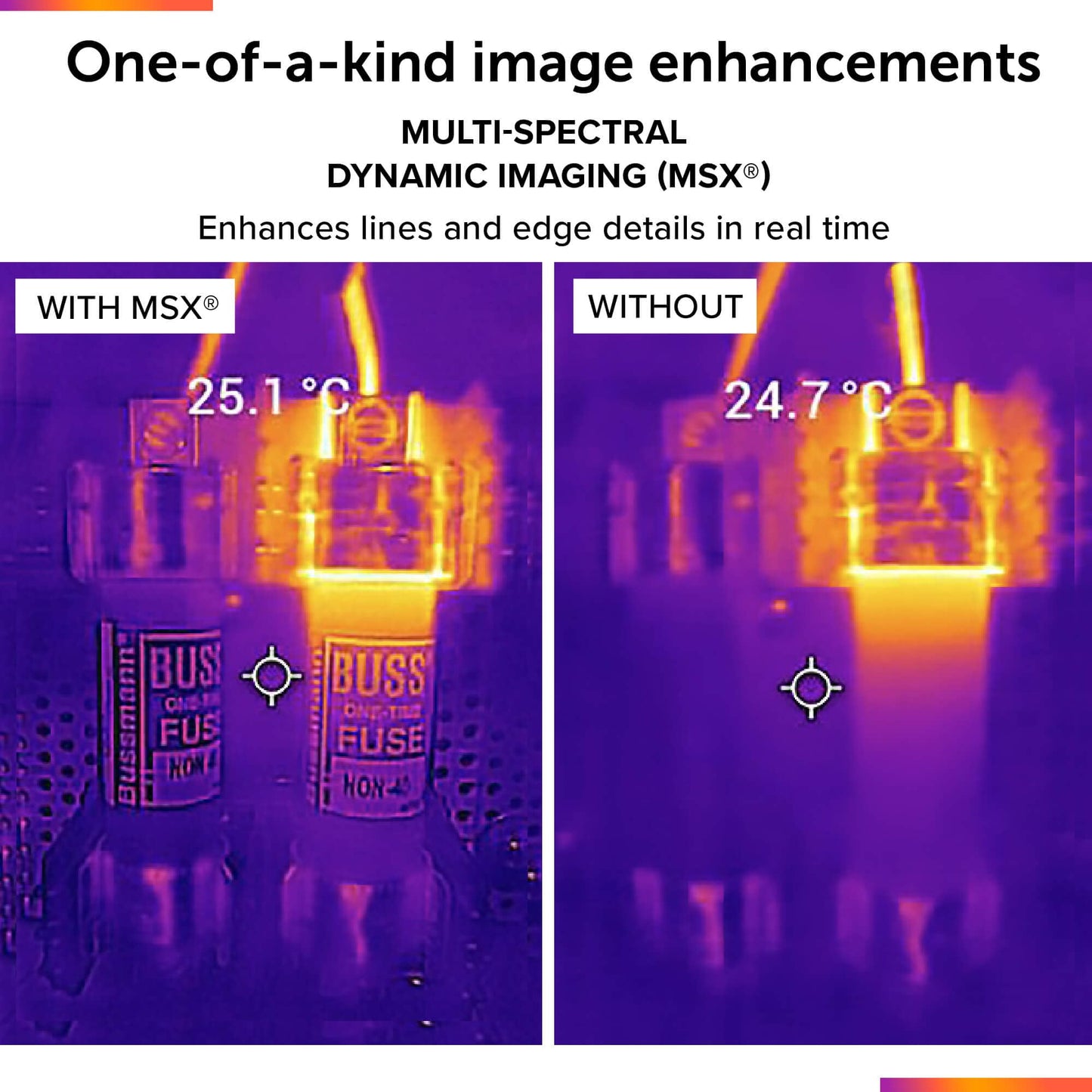 Flir One - Thermal Imaging Camera for iOS Smartphones (iPhone 15 and Newer w/USB-C), 240x180 Super Resolution (80x60 Native IR)