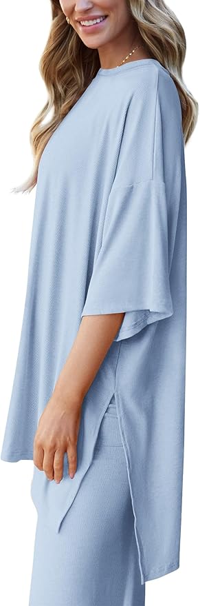 PRETTYGARDEN Two Piece Sets for Women Summer Fashion Lounge Matching Set 2026 Spring Travel Vacation Airport Outfits Clothing