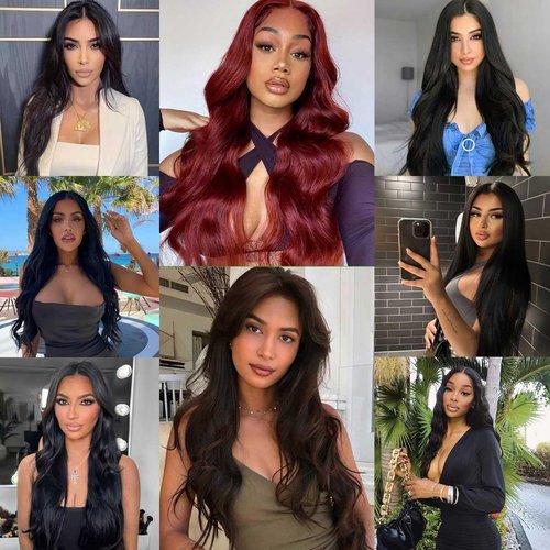 Houlud Clip in Hair Extensions Real Human Hair Straight 22 Inch 7pcs 120g Clip ins Hair Extensions Brazilian Remy Human Hair 16 Clips Double Weft Human Hair For Women (22 Inch, #4 Medium Brown)