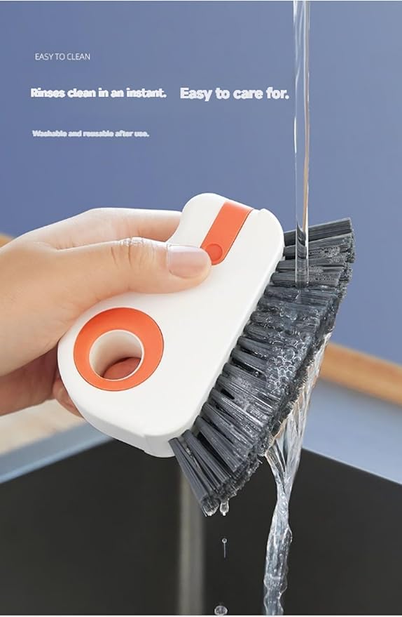 2 in 1 Groove Cleaning Brush，Multi-Functional Window Sill Cleaner Tool，ldeal for Cleaning Doors, Windows, and Tracks in Small Spaces Window Track Cleaner (2pcs)