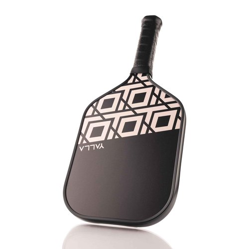 Ultra-Chic Carbon Fiber Pickleball Paddle by Yalla. 16mm Core, Pro-Size. CAS Surface, Honeycomb Design. Stylish, High-Performance Paddle for Spin Control and Power. Comfortable Grip, Durable Racket