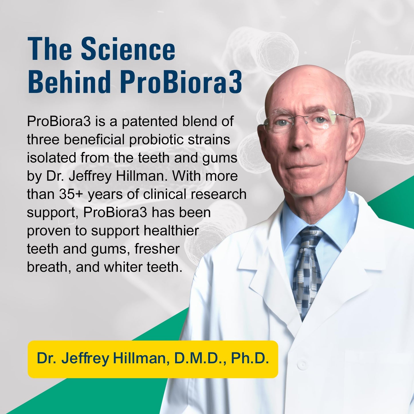 ProBiora Professional Strength Oral Probiotics for Teeth and Gums | Dental Probiotic for Oral Health | Bad Breath Treatment for Adults | Tooth Whitening | ProBiora3 Probiotic Blend | 90 Mint Tablets