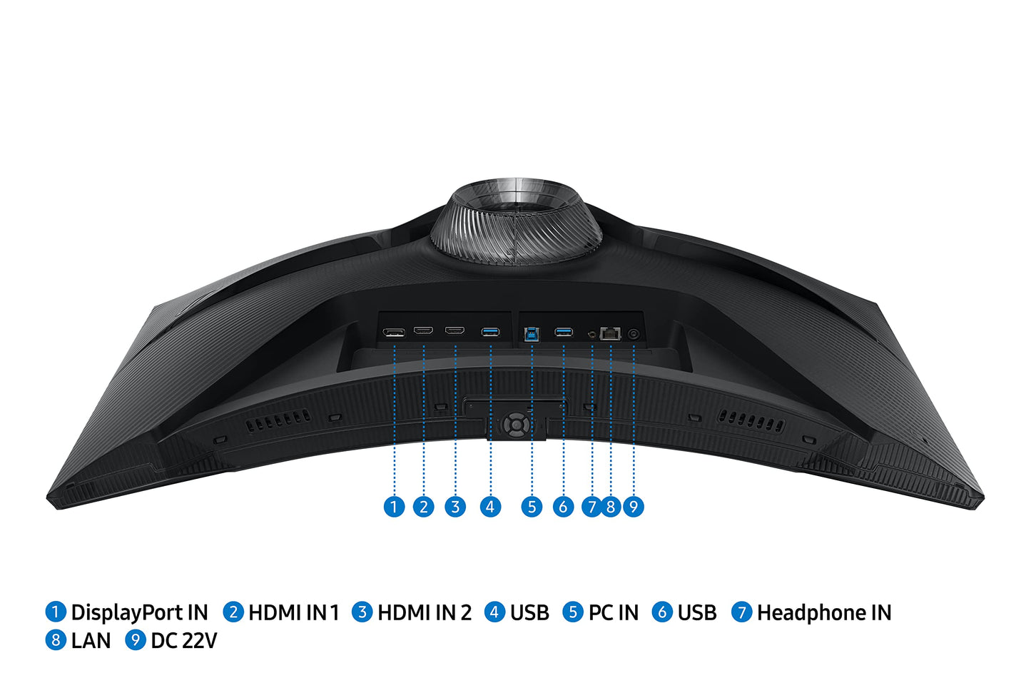 Samsung 27" Odyssey QHD G65B Curved Gaming Monitor, 240Hz, 1ms (GTG), HDR 600, Gaming Hub, 1000R, AMD FreeSync Premium Pro, LS27BG652ENXGO