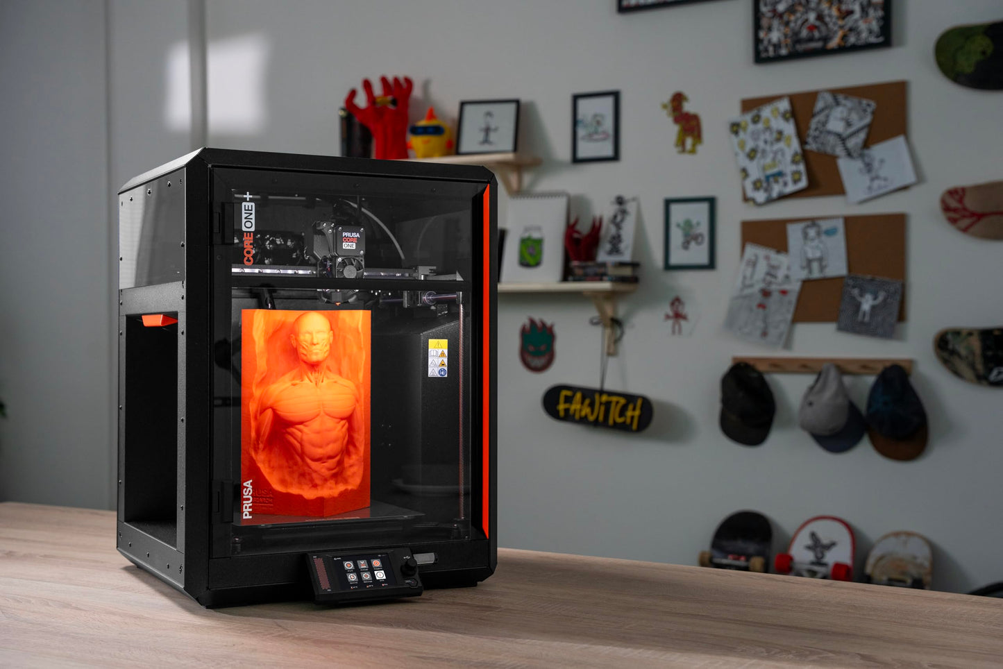Original Prusa CORE One+ CoreXY 3D Printer - For Home & Business - Professional & Beginner Friendly - Free HF Nozzle & Filament - Fast & Fully enclosed & Ready-to-Use - Large Print Area 9.8x8.6x10.6in