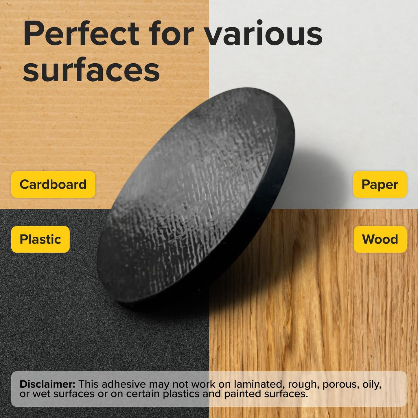 Peel-&-Stick Flexible Adhesive Magnets - 45 (0.8"x0.08") Magnetic Dots for Office Supplies, Whiteboard, Crafts, Fridge, & School Projects