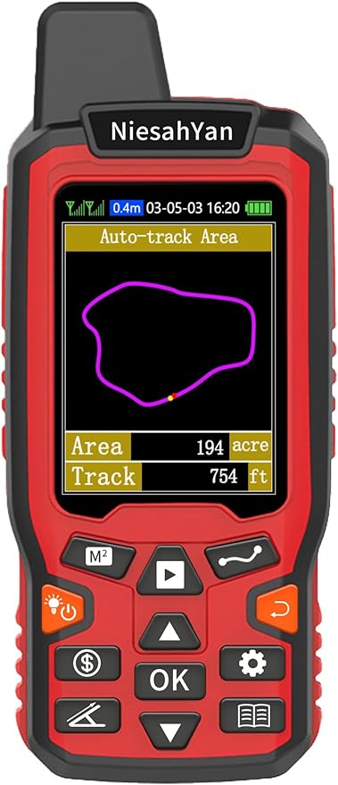 ZL180 Handheld GPS for Surveying, High Precision Rugged Land Surveying Equipment for Ranches, Garden, Farmland and Parking...