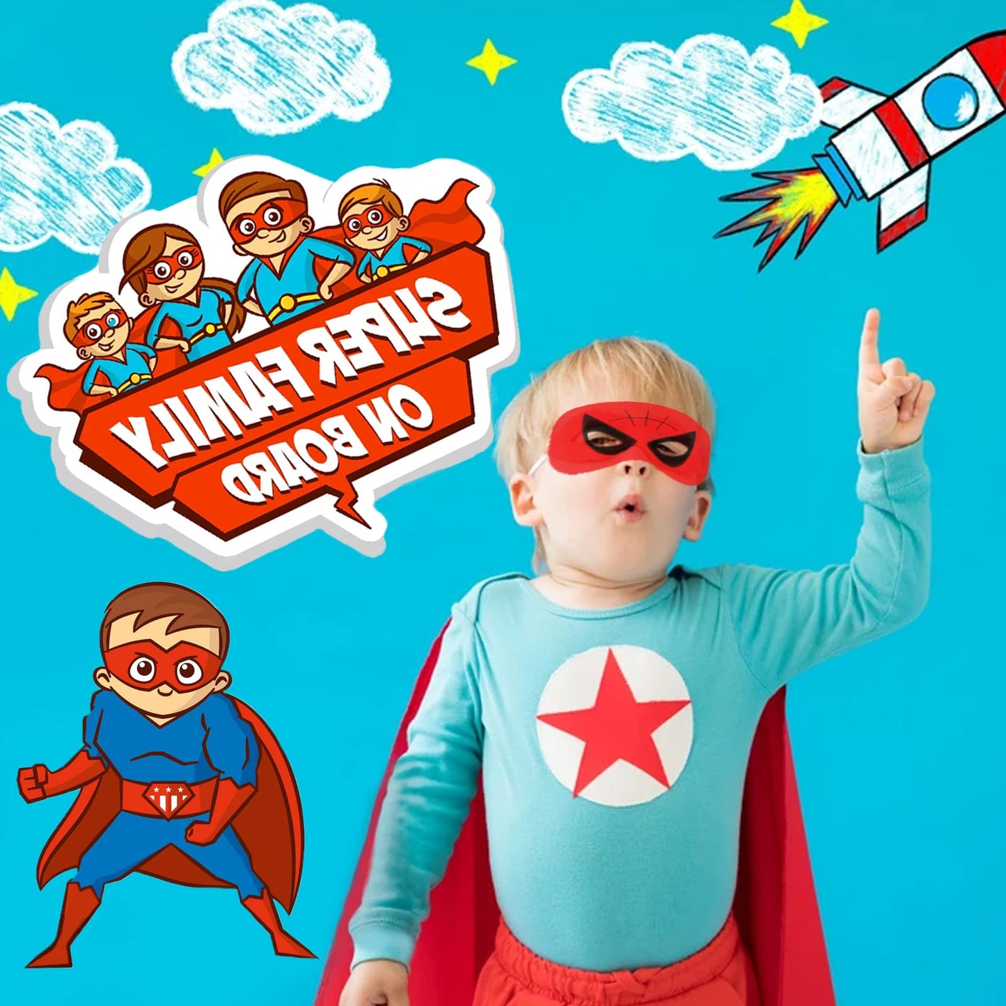 AODAI Superhero Capes for Kids Halloween Costumes and Dress up - Superhero Toys Capes 4-10 Year for boys birthday party Gifts