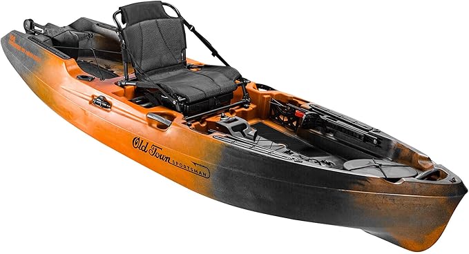 Old Town Sportsman 106 Powered by Minn Kota Solo Angler Sit-on-Top Motorized Fishing Kayak, 10ft