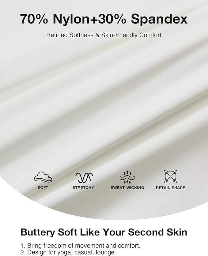 K-Swiss Flare Leggings for Women 32" - High Waist Wide Leg Bell Bottom Bootcut Yoga Pants for Casual Lounge